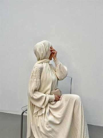 FRESH ELBİSE KREM KREM