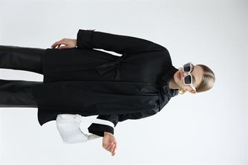 MONACO TRENCHKOT SİYAH