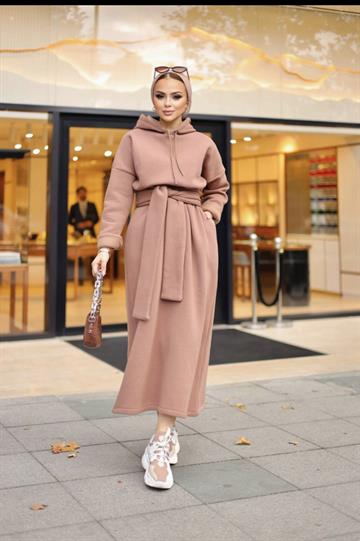 POLAR ELBİSE COFFE COFFE