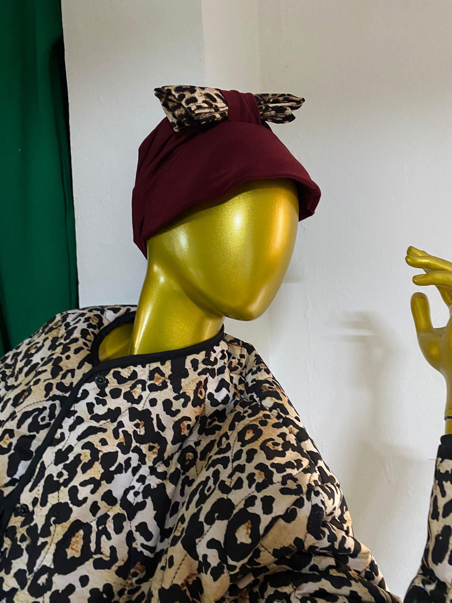 MODESTOSCARFS BONE LEOPAR BORDO