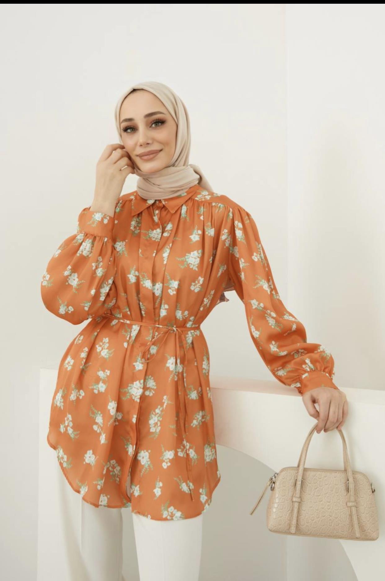 diğer SATEN ORANGE GÖMLEK ORANGE ORANGE