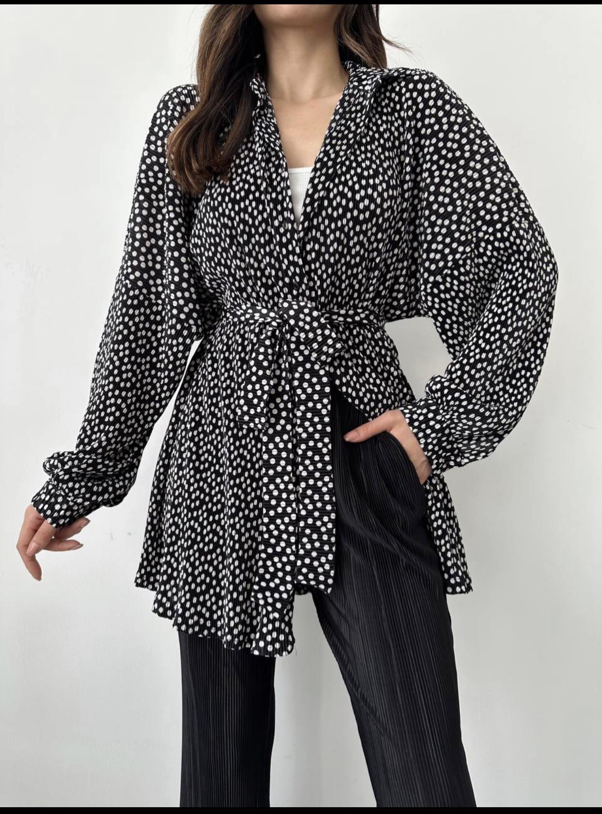 diğer DESENLİ PİLİSE TAKIM SİYAH