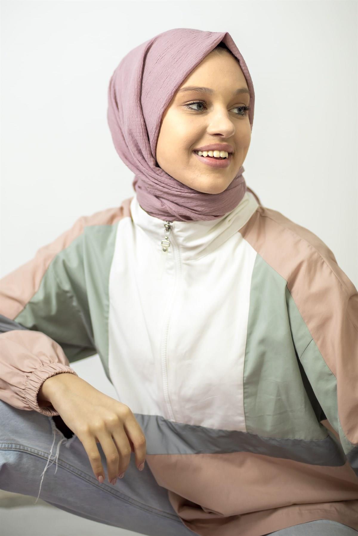 MODESTOSCARFS MİO CAZ ŞAL PUDRA PEMBE