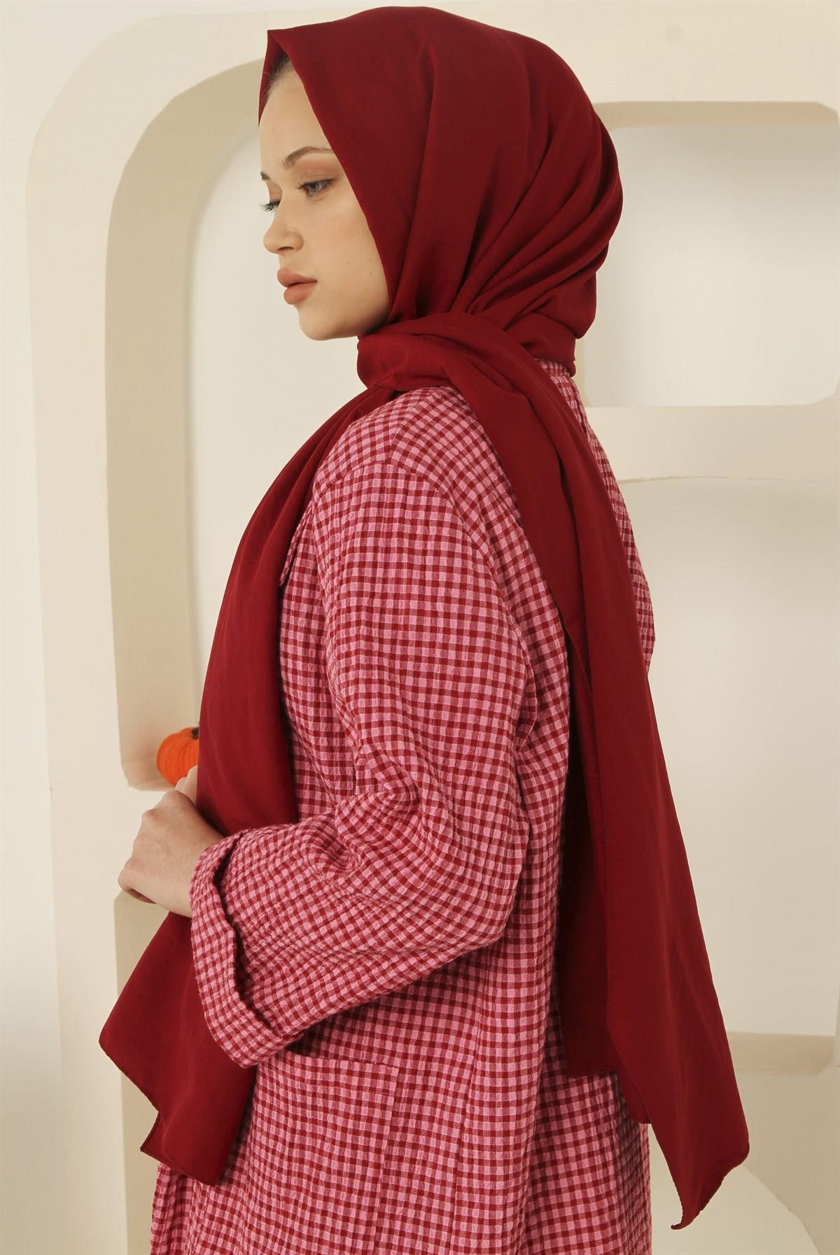 MODESTOSCARFS CASUAL ŞAL BORDO
