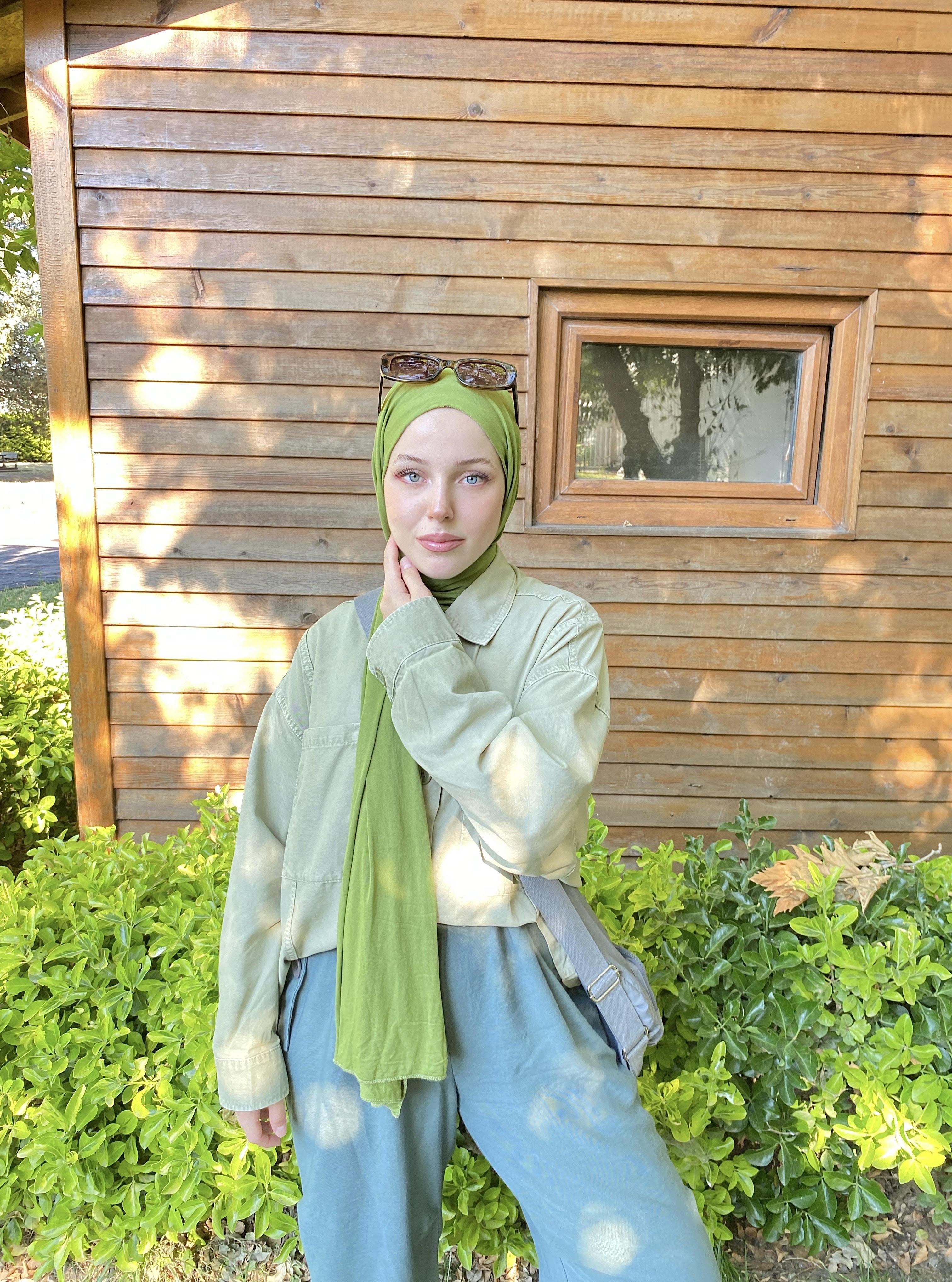 MODESTOSCARFS PENYE ŞAL FISTIK YEŞİLİ