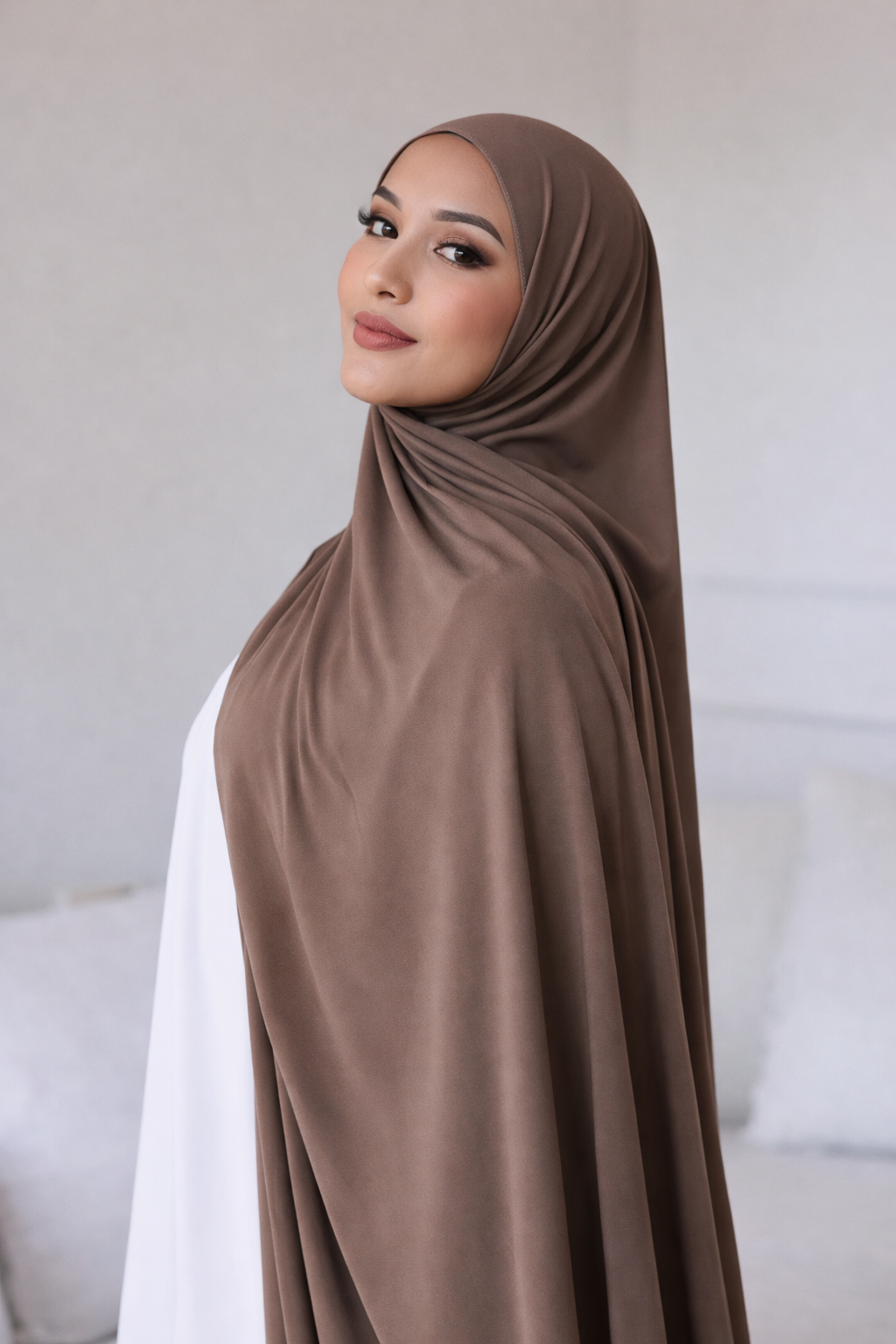 MODESTOSCARFS PREMİUM JERSEY MOCHA