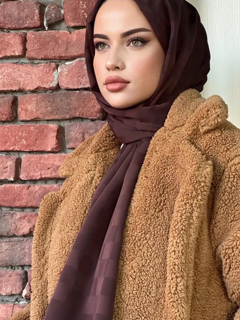 MODESTOSCARFS DAMA JAKAR ACI KAHVE