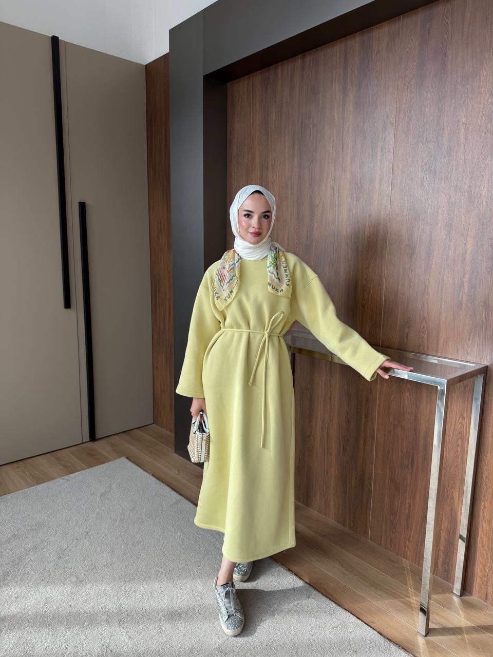 diğer PLAİN DRESS SARI