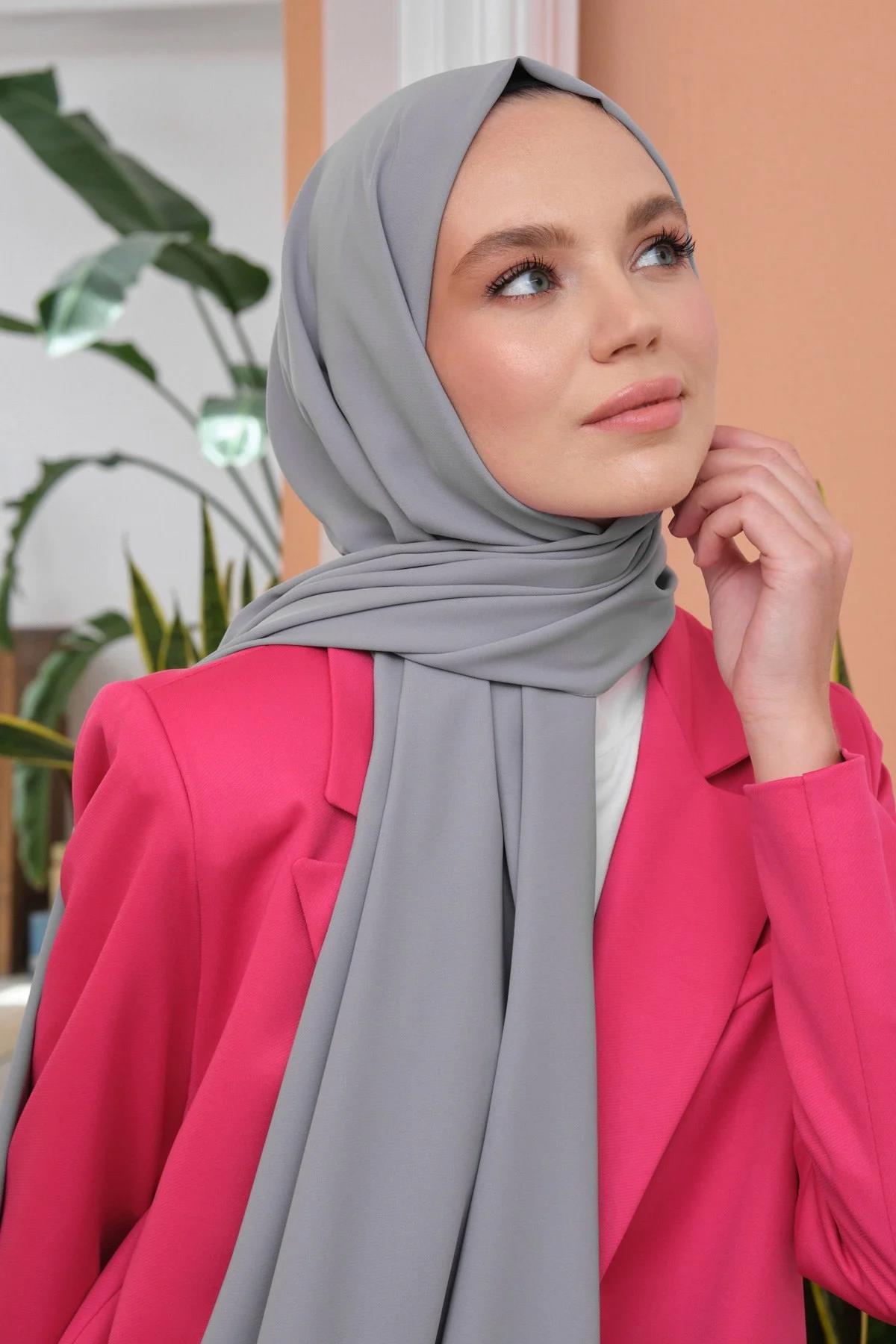 MODESTOSCARFS MEDİNE İPEĞİ ŞAL GRİ