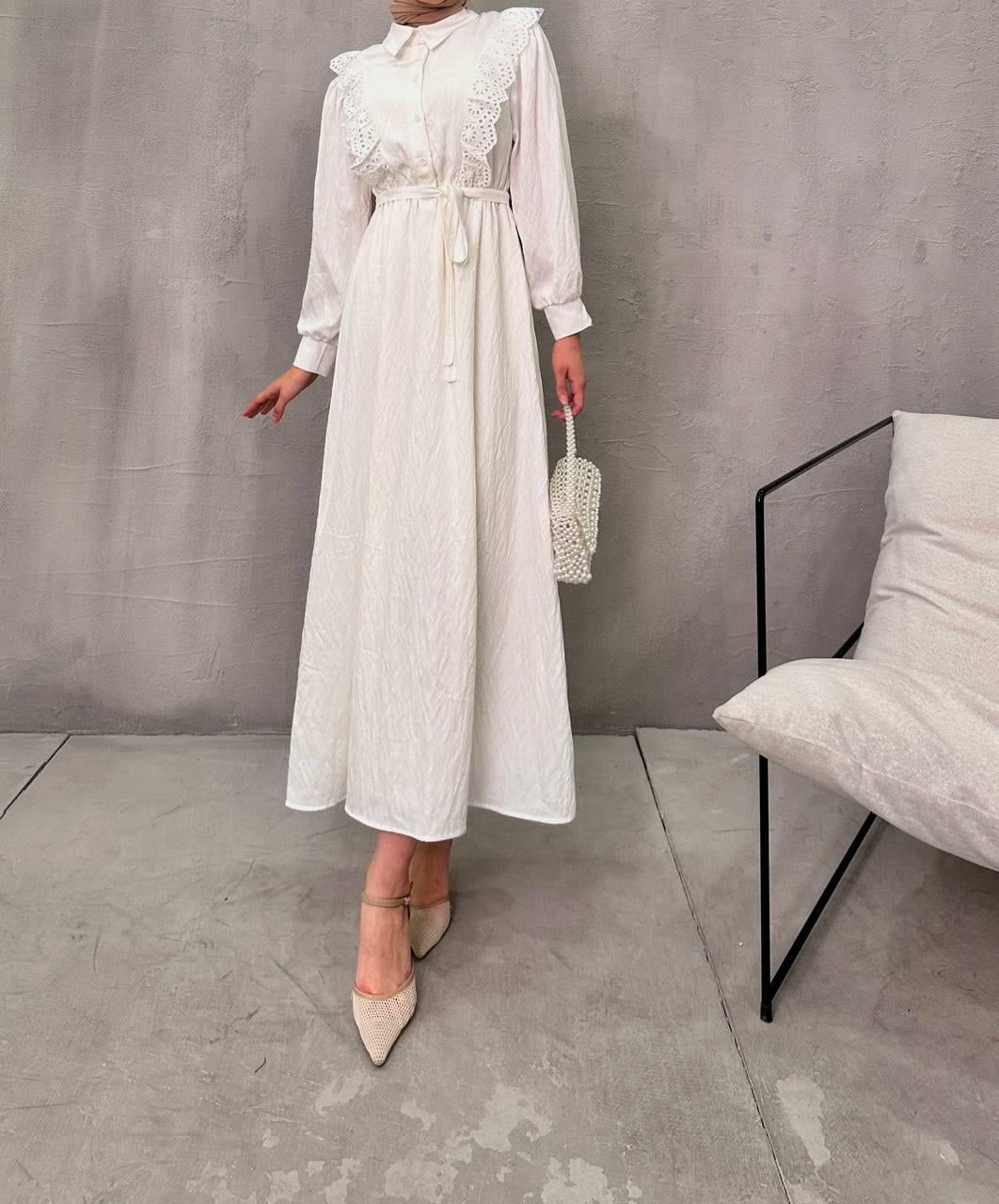 diğer LACE DRESES BEYAZ BEYAZ