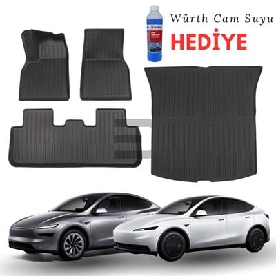 Model Y Juniper 3D TPE Paspas ve Bagaj Havuzu