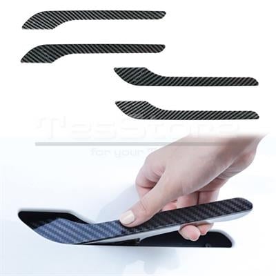 Tesla Model Y/3 Carbon Fiber Kapı Kolu Koruması 