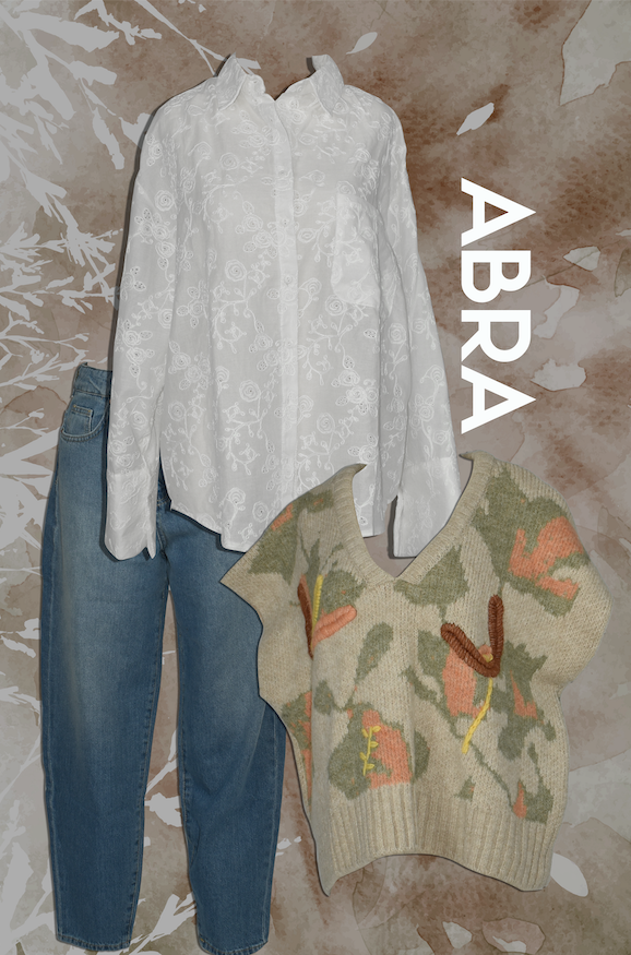 Güpür Gömlek Kombini