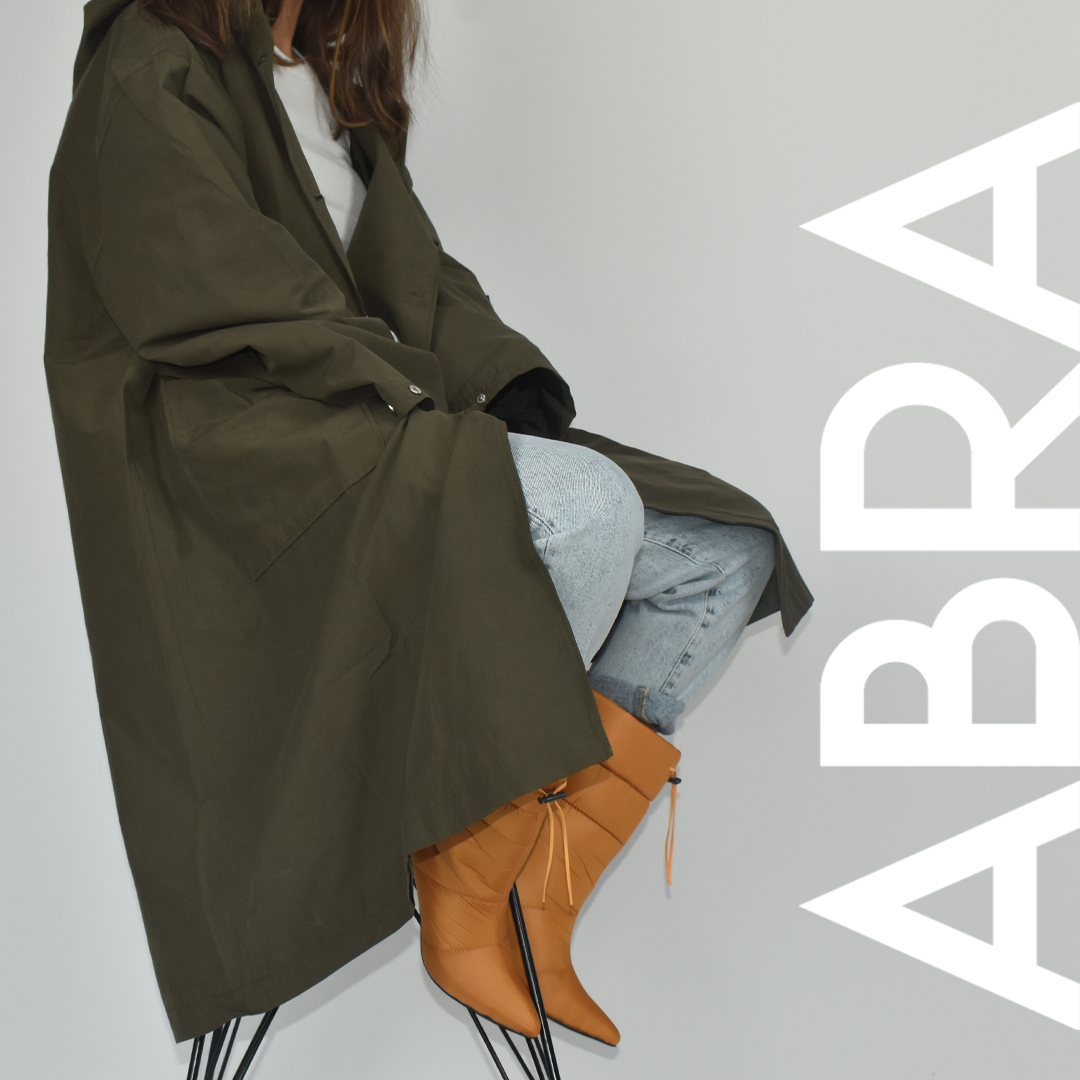 Kadın Haki Trençkot