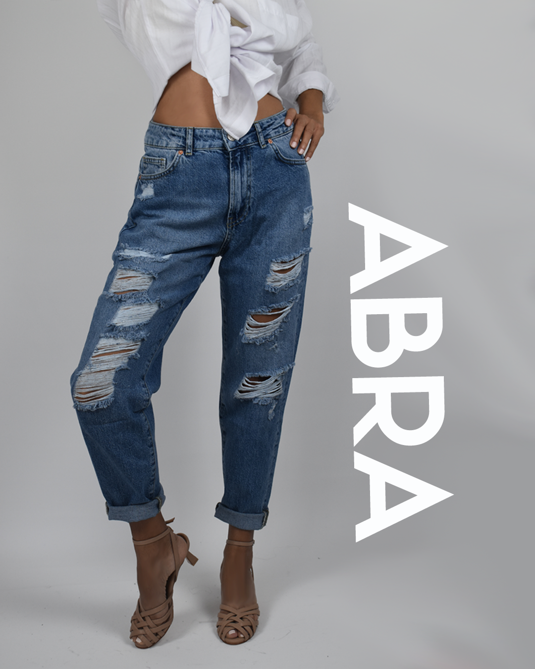 Yırtık Kot Pantolon 