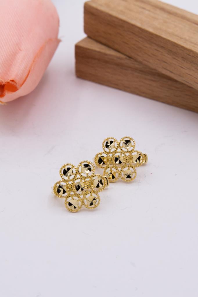 14 Ayar Altın Küpe J Klips Kadın Küpe LKKP1110