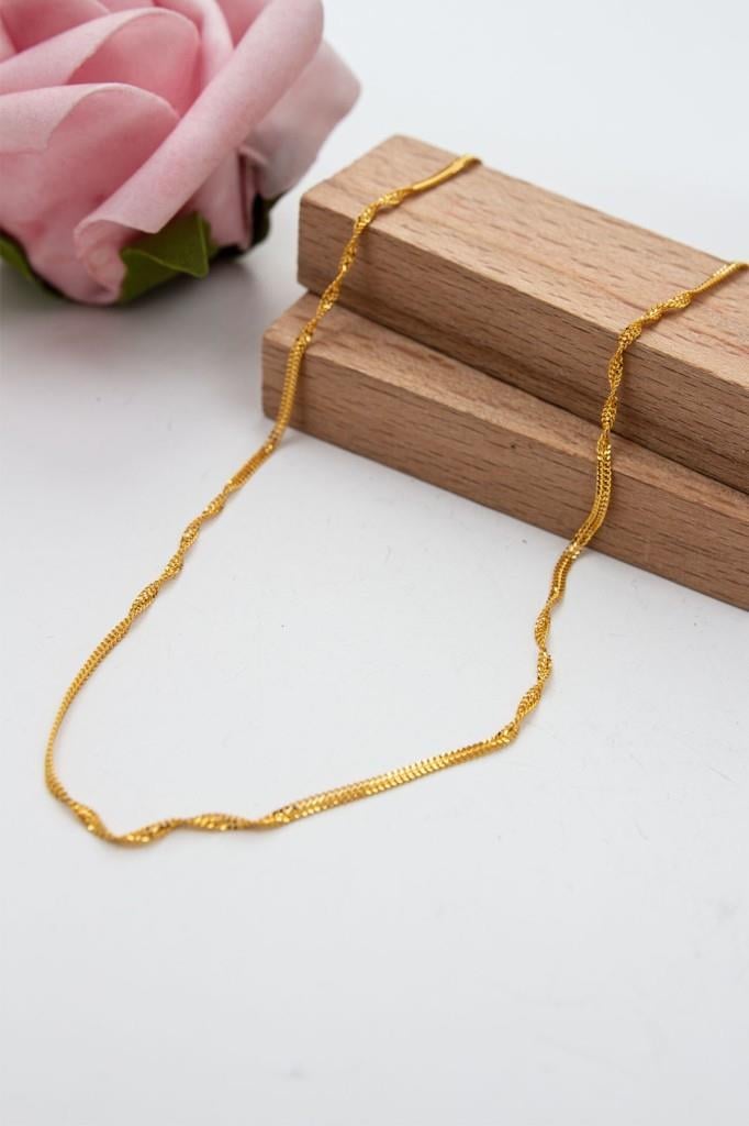 22 Ayar KolyeLatif KuyumcuLKKLY121722 Ayar Altın İthal 50 Cm Kadın Zincir Kolye LKKLY1217