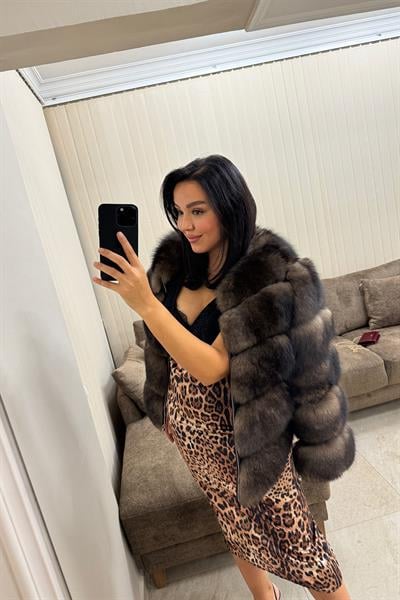 5 Boğum Acı Kahve Tilki Kürk