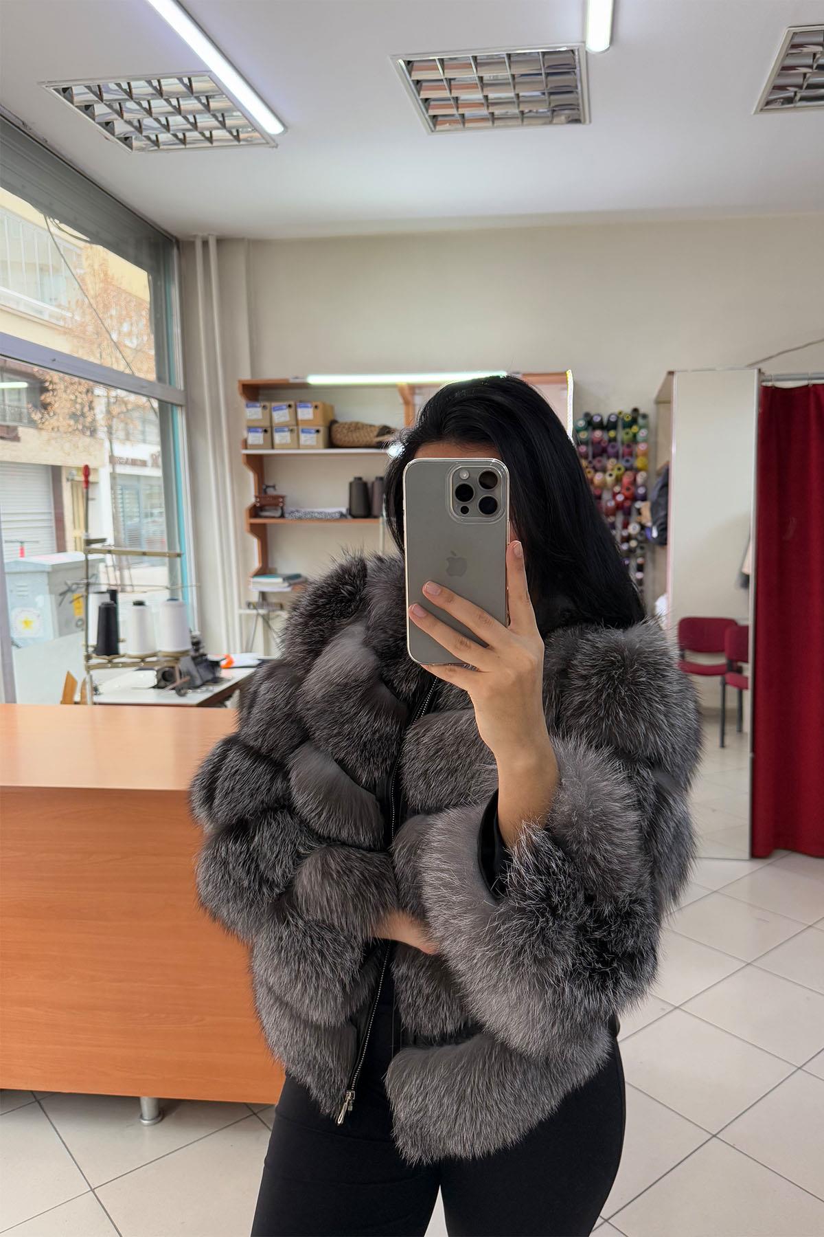 5 Boğum Arjantin Tilki Kürk