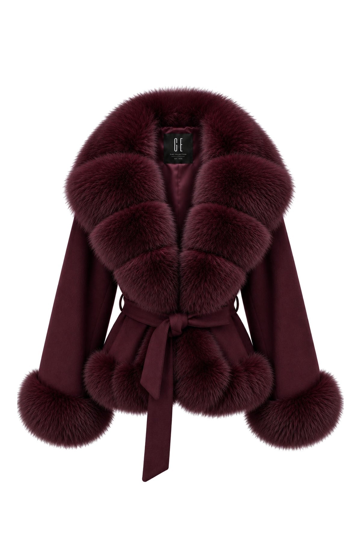 Bordo Kısa Prenses Model - 60 cm