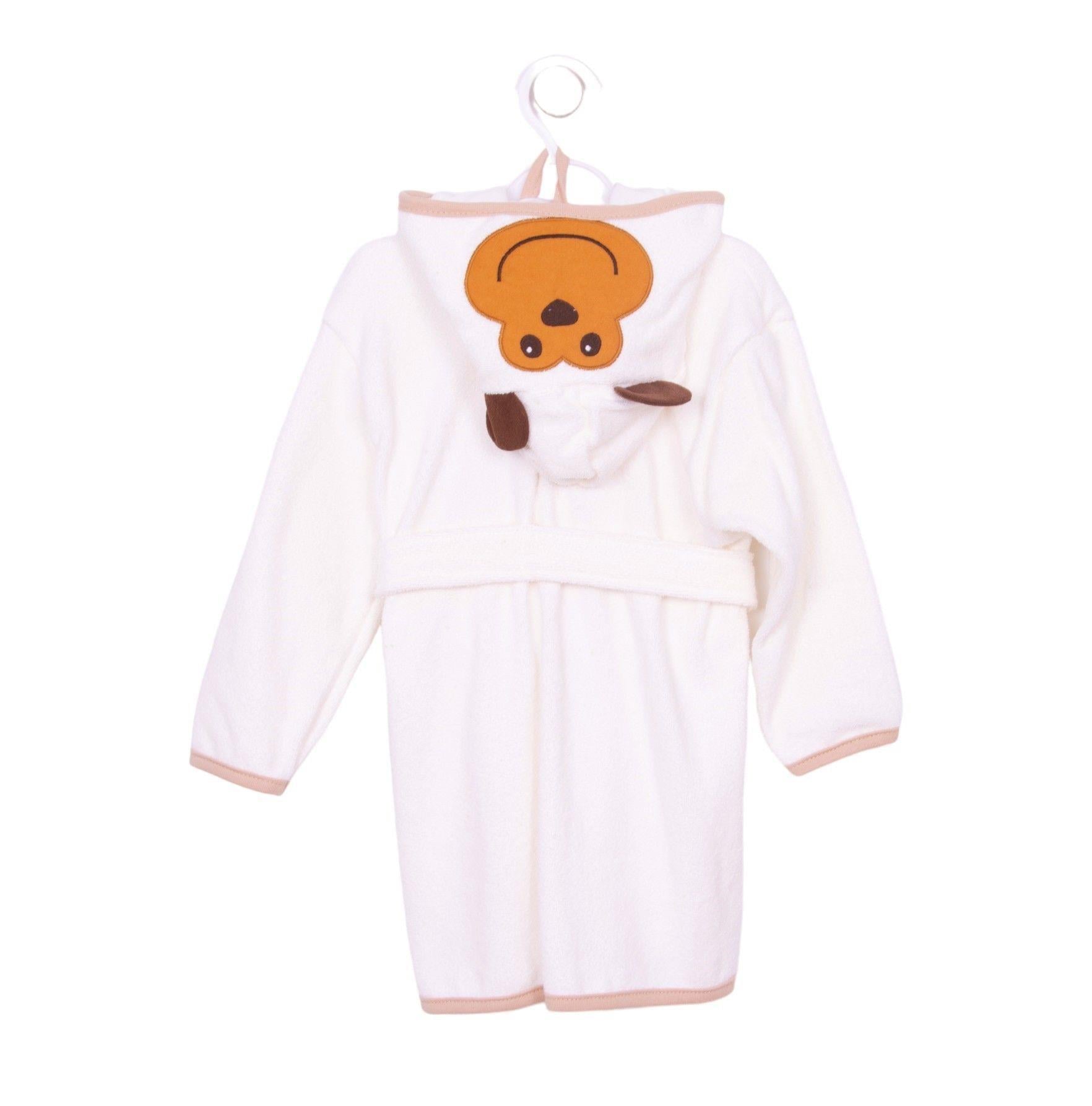 KD29031 Erkek Bebek Bornoz %100 Pamuk 2-3/3-4/4-5 Yaş