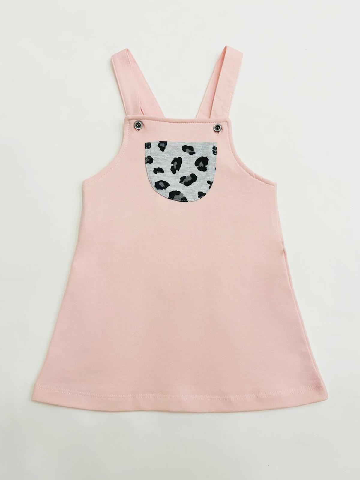 Pembe Jile Kız Bebek 2'li Takım 6-9/9-12/18-24/24-36 Ay