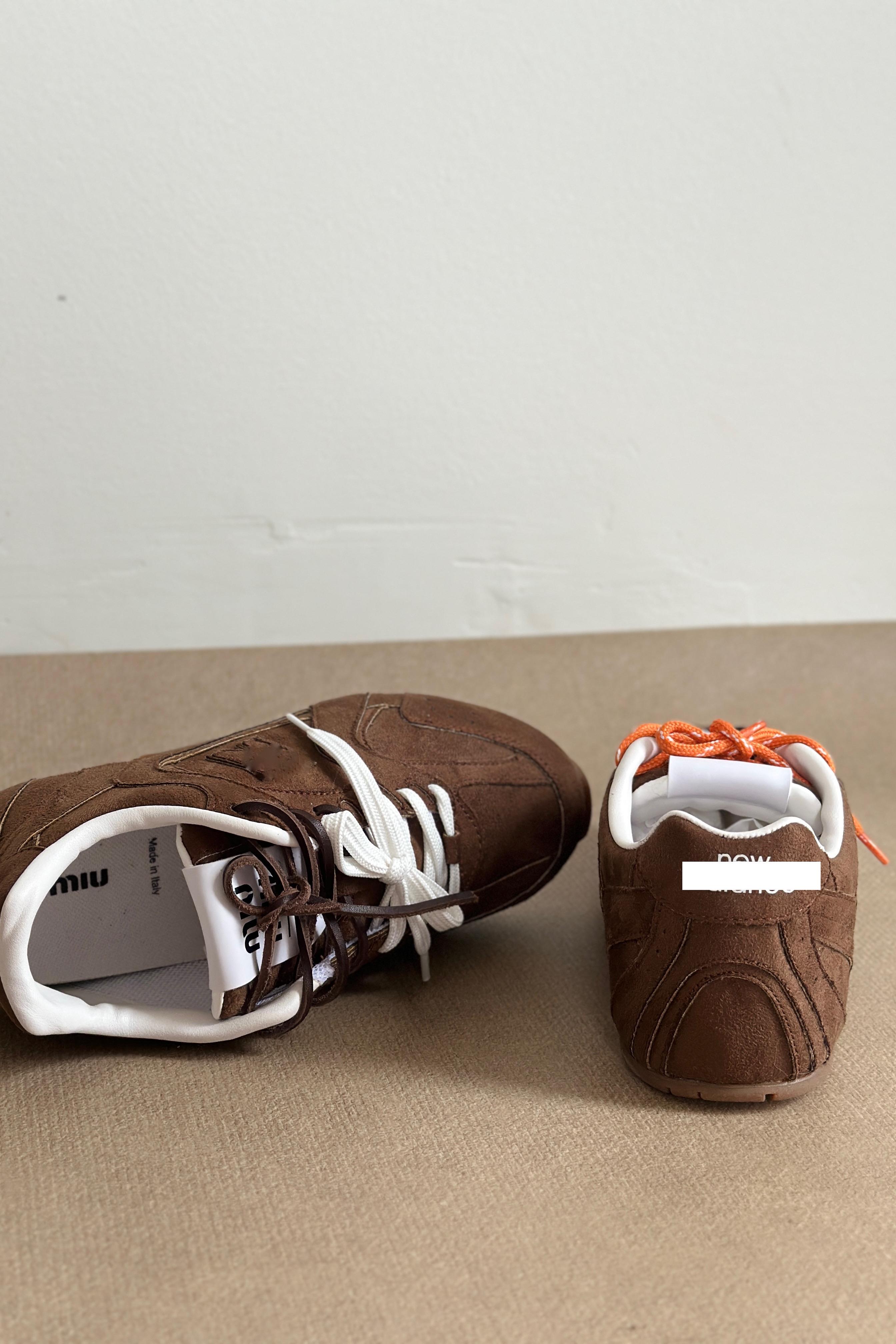 MIU SNEAKER ACI KAHVE