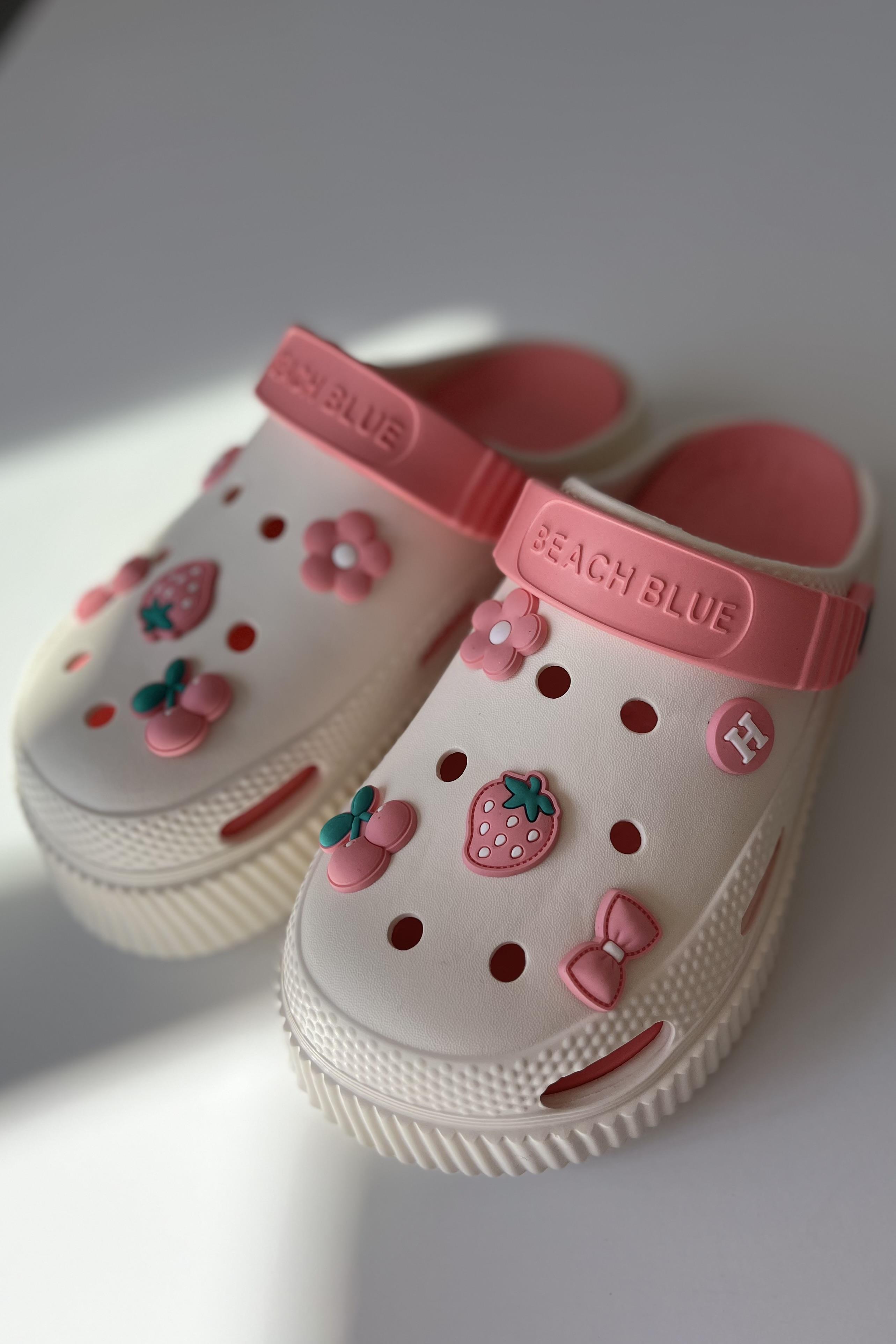 HOLLY ÇİLEK PEMBE/KREM