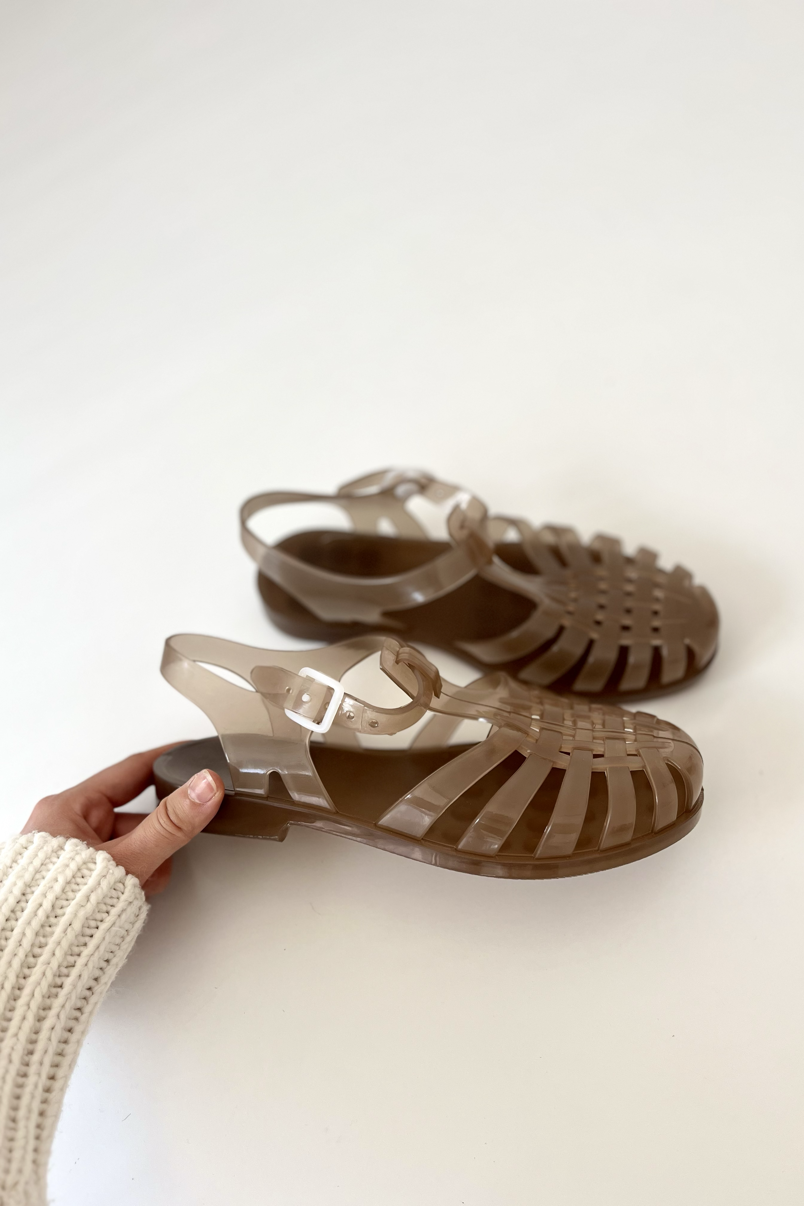 JELLY SANDALET CAMEL
