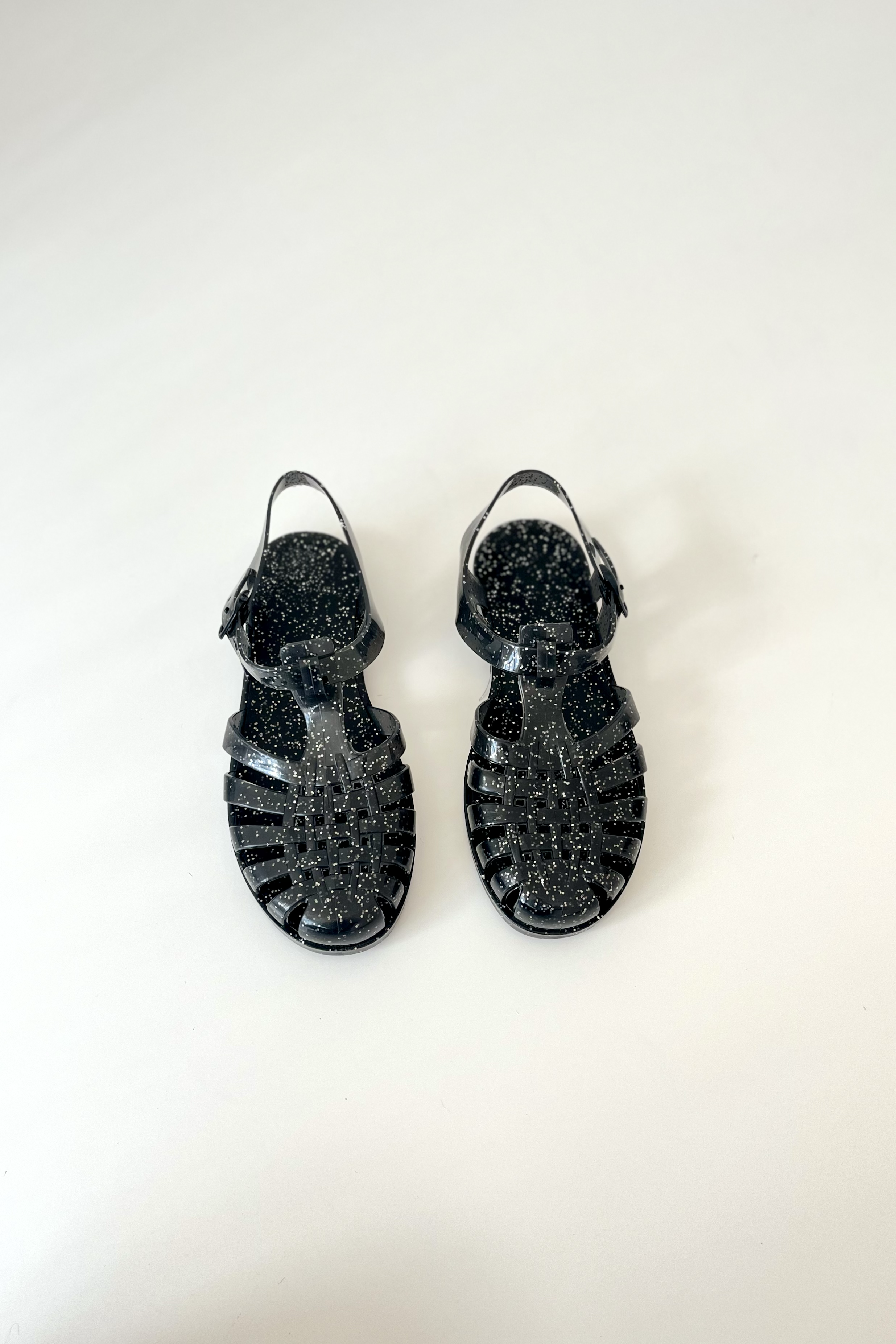 JELLY SANDALET SİYAH SİMLİ