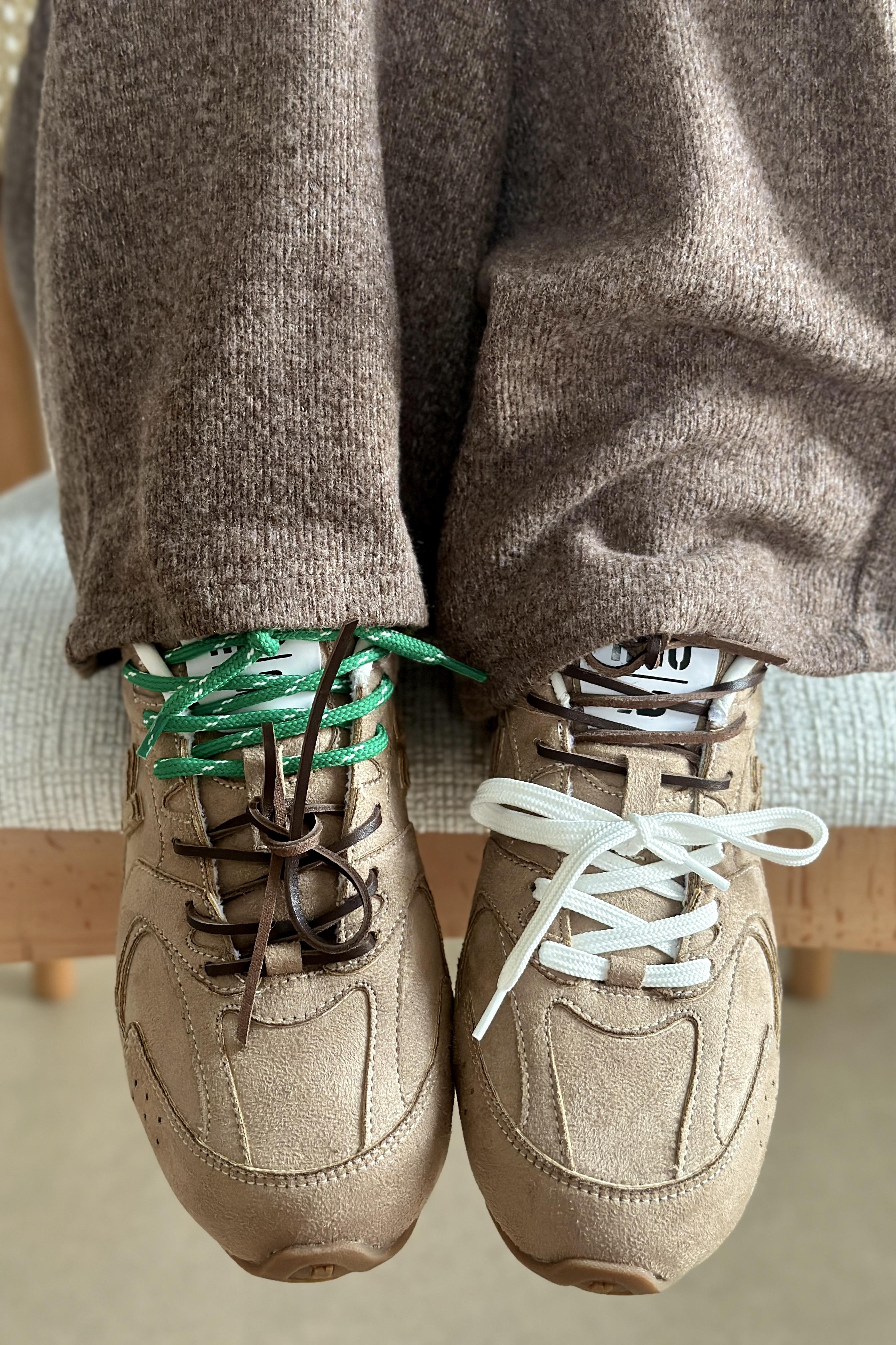 MIU SNEAKER VİZON