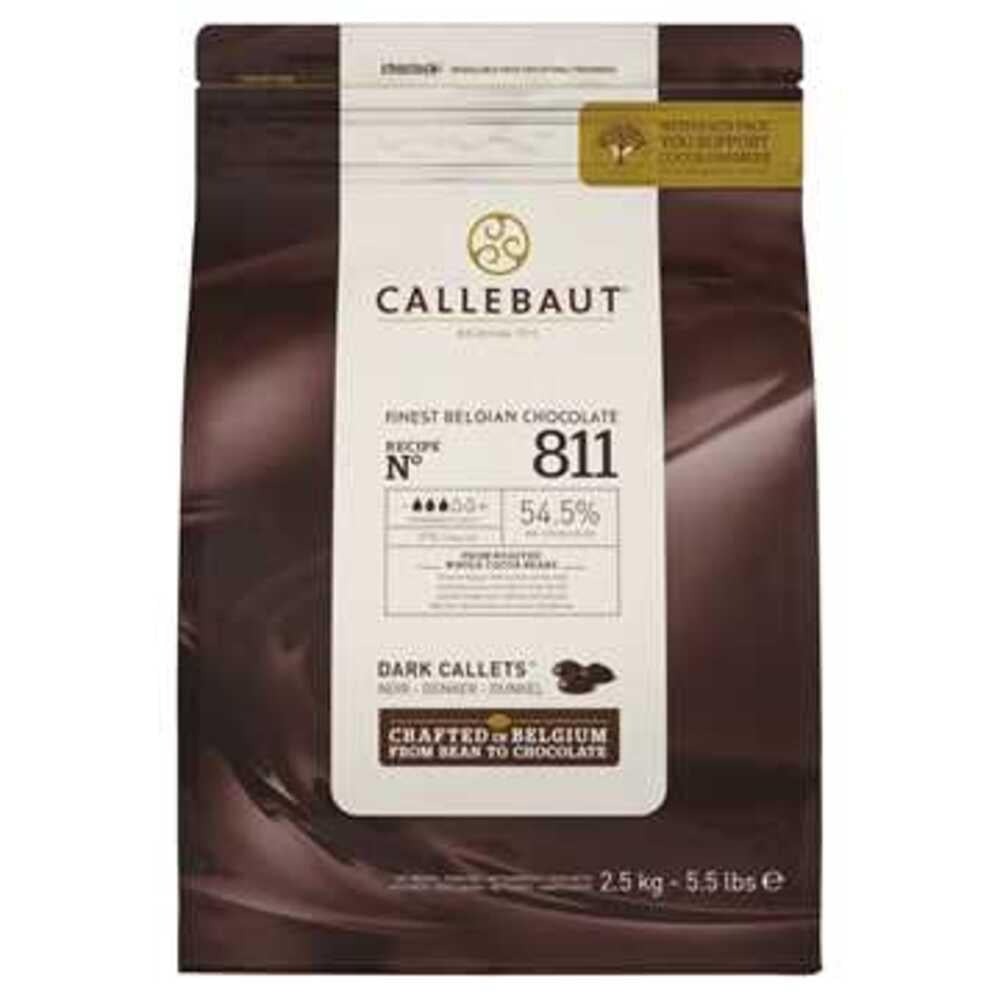 811-Bitter Küvertür Drop Çikolata 2.5 KG