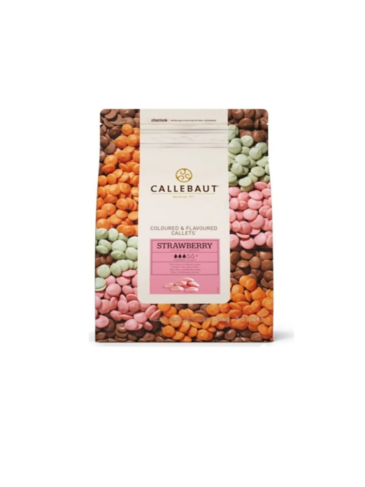 Çilekli Drop Çikolata 2.5 KG