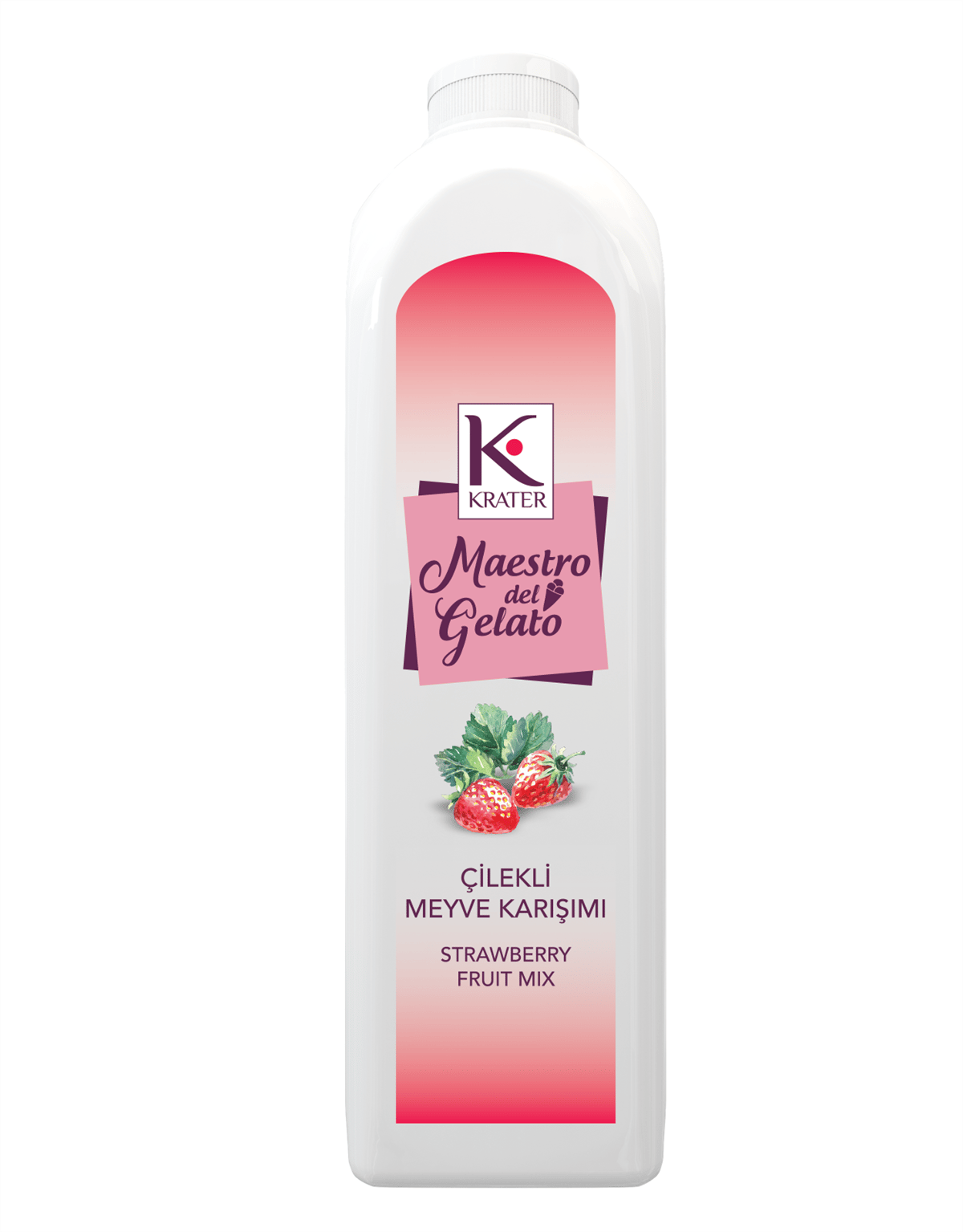 Maestro Del Gelato Çilek Meyveli Karışım Püre Mix 1 LT