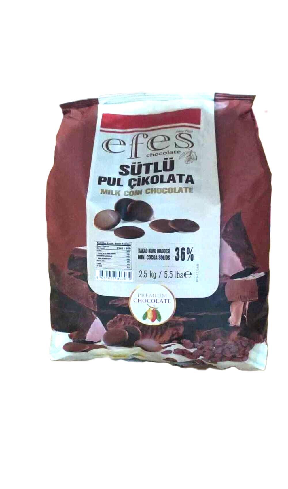 Sütlü Pul Çikolata %36 2.5 KG