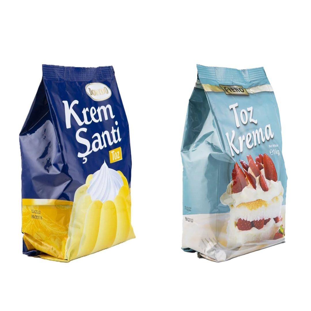 Toz Krem Şanti 1 KG & Fiero Toz Krema 1 KG