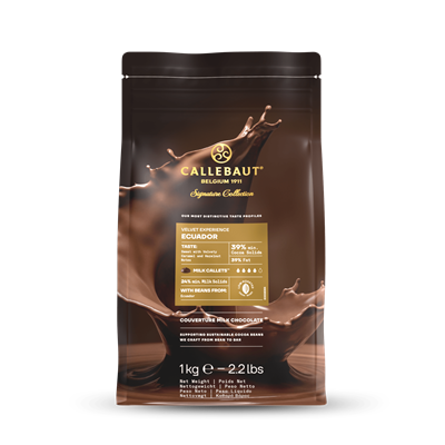 Callebaut Signature Collection - Özel Seri - Milk Origin Chocolate - Velvet Ecuador - 1kg - Drop