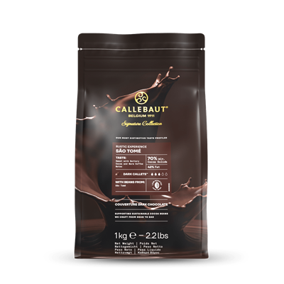 Callebaut Signature Collection - Özel Seri - Dark Origin Chocolate - Rustic São Tomé - 1kg - Drop