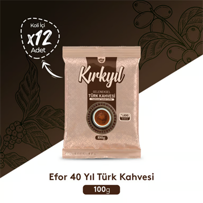 Efor Kırkyıl Türk Kahvesi 100 GR x 12 Adet