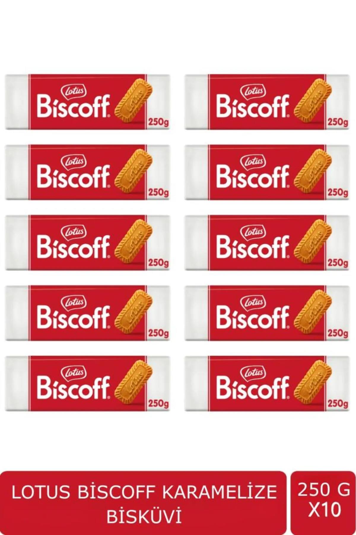 Biscoff Karamelize Bisküvi 250 GR x 10 Adet