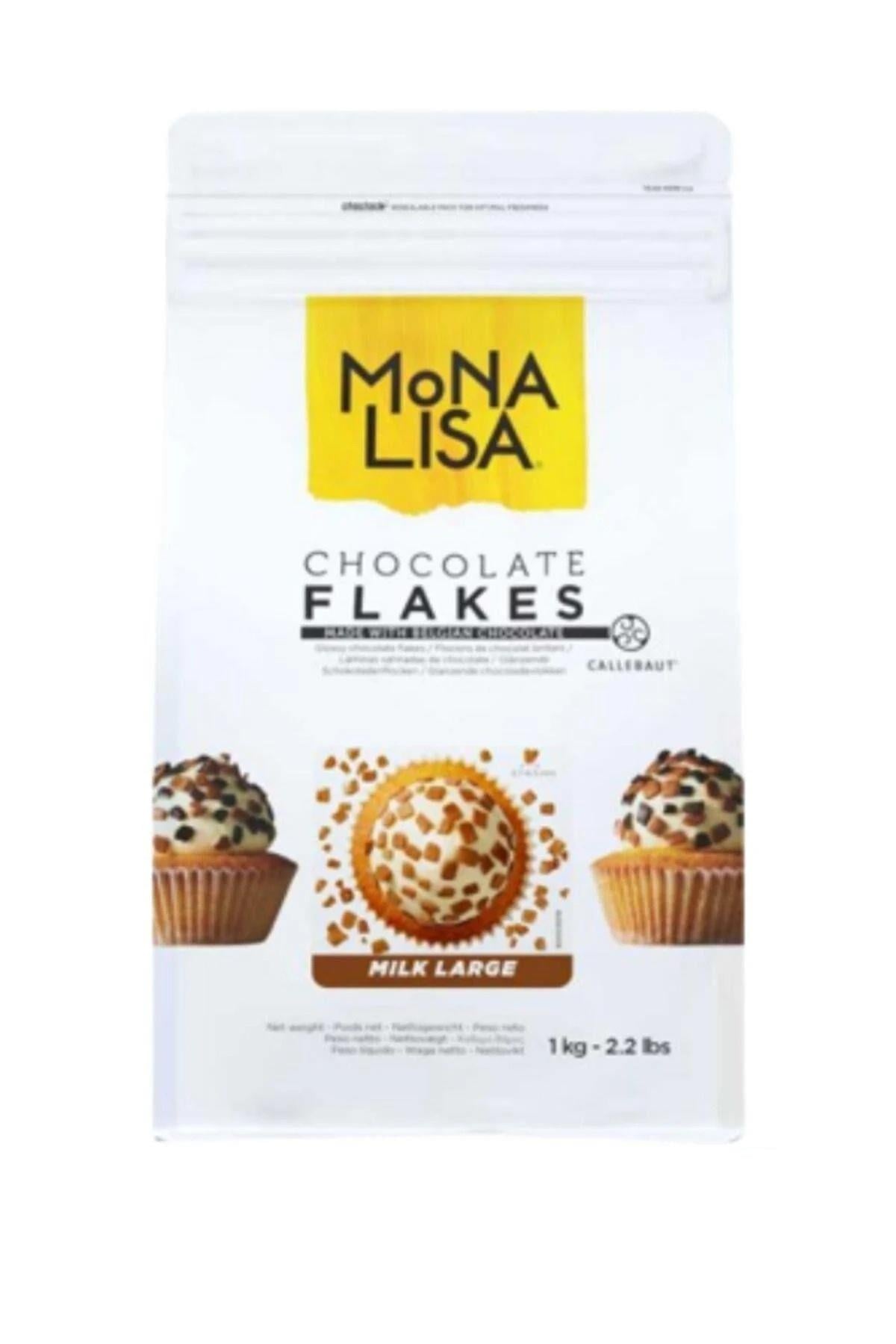 Callebaut Monalisa Chocolate Flakes Parçaları Split Small Sütlü 5 KG