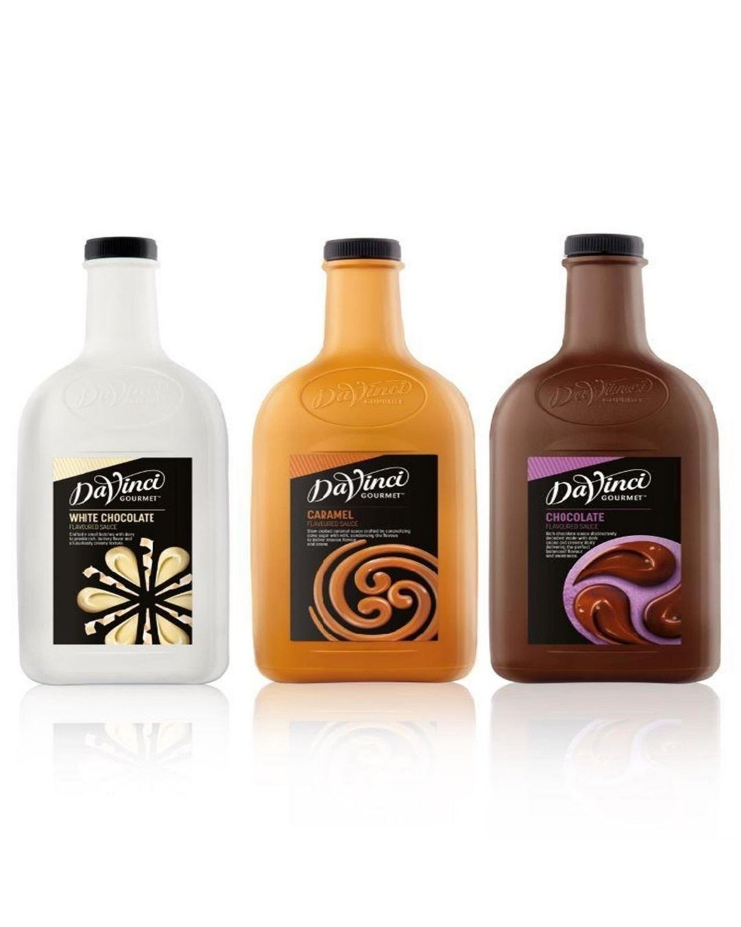 Davinci Gourmet 3 lü Sos Fırsat Seti (Beyaz Çikolata, Çikolata, Karamel) 2 LT
