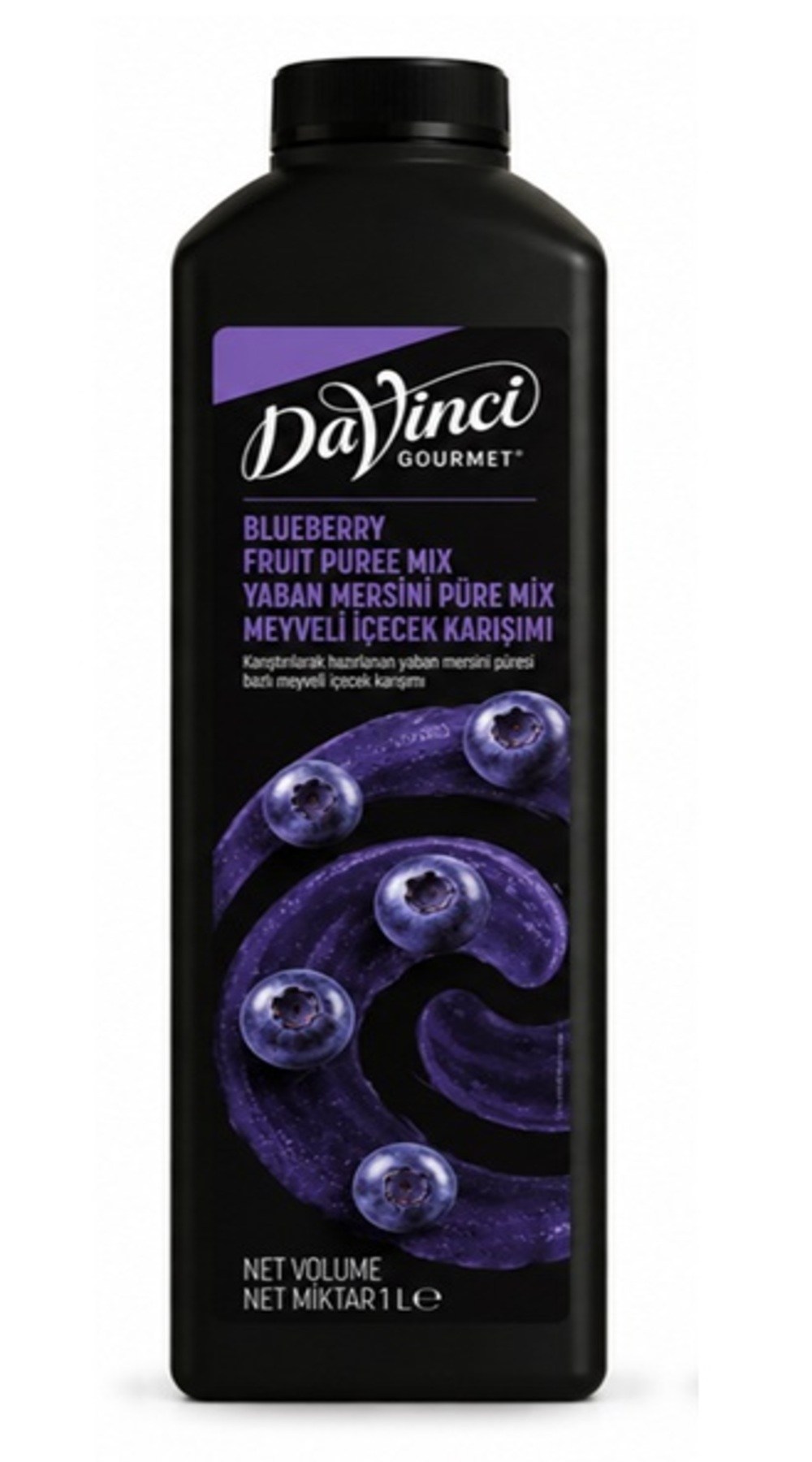 Davinci Gourmet Yaban Mersini Fruit Meyve Püresi 1 LT