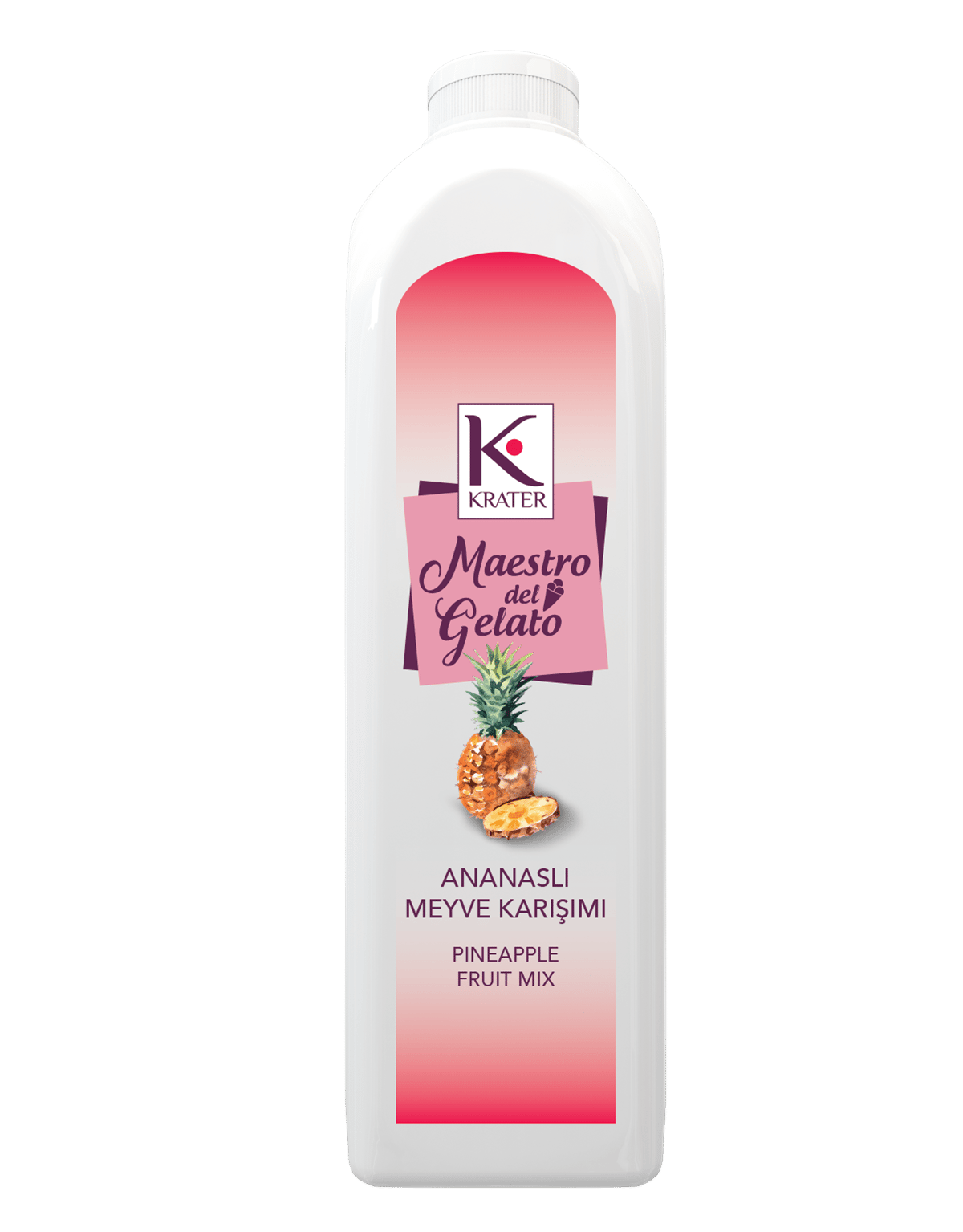 Maestro Del Gelato Ananas Meyveli Karışım Püre Mix 1 LT