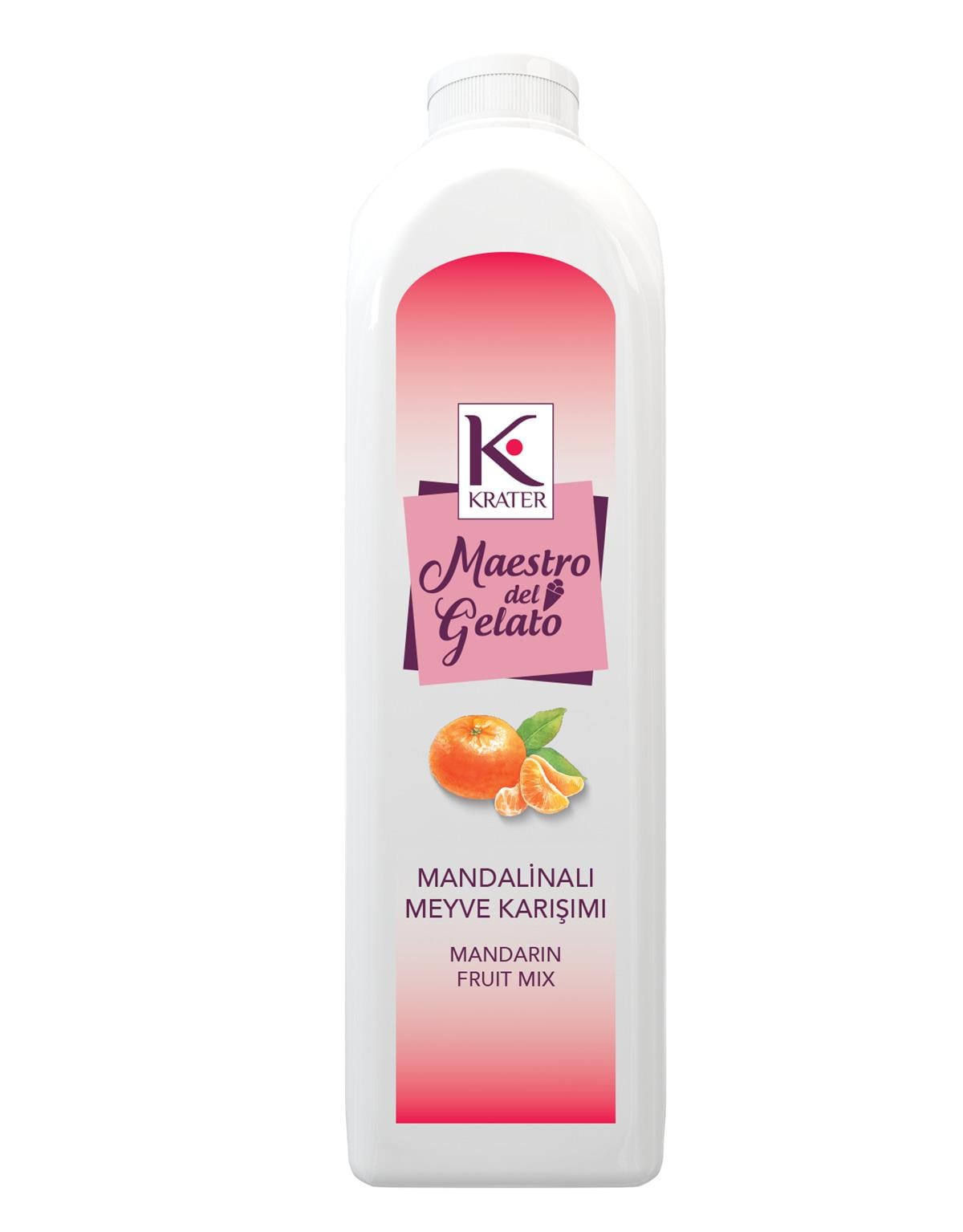Maestro Del Gelato Mandalina Meyveli Karışım Püre Mix 1 LT