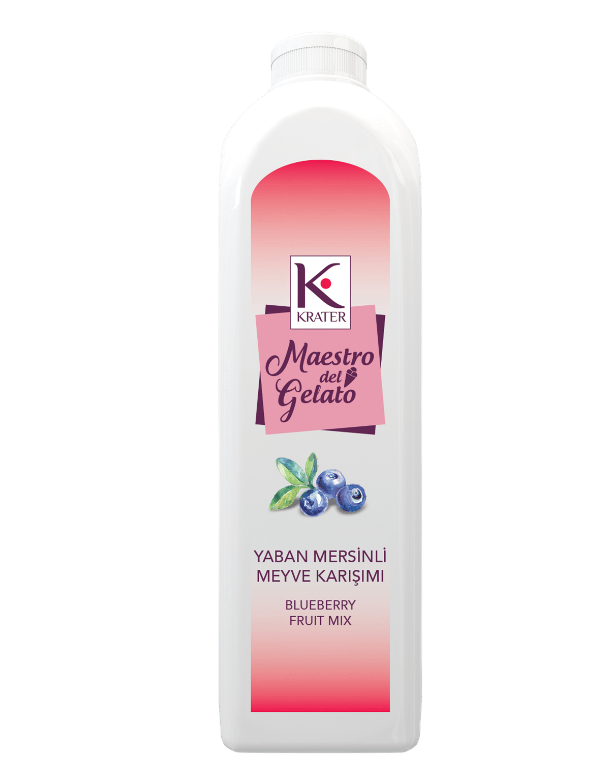 Maestro Del Gelato Yaban Mersini Meyveli Karışım Püre Mix 1 LT