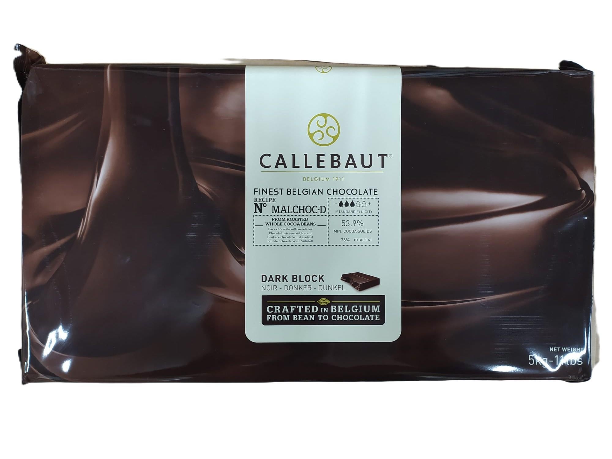 Malchoc Şekersiz Bitter Küvertür Blok Çikolata 5 KG