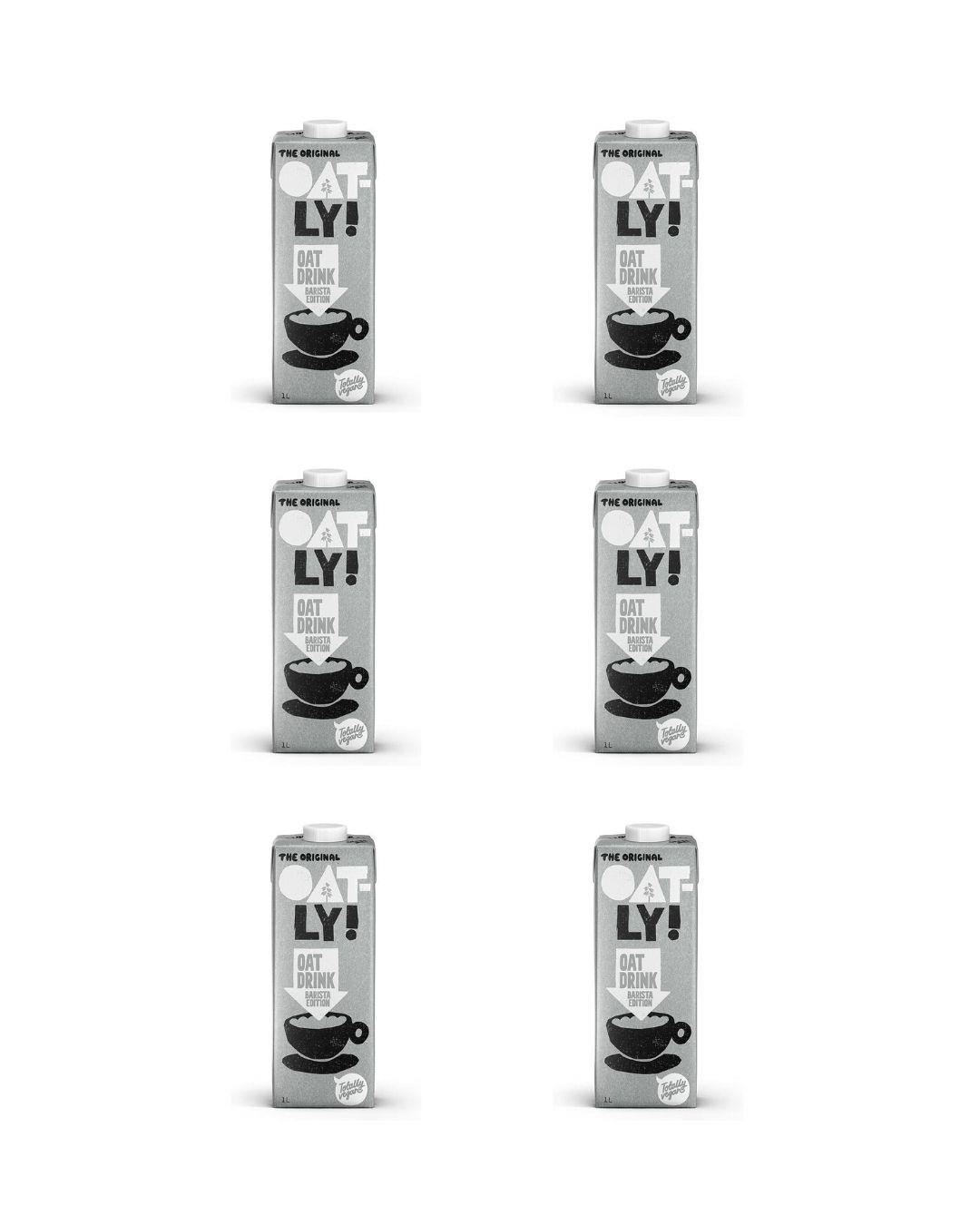 Oatly Barista Vegan Yulaf Sütü 1 LT x 6 ADET
