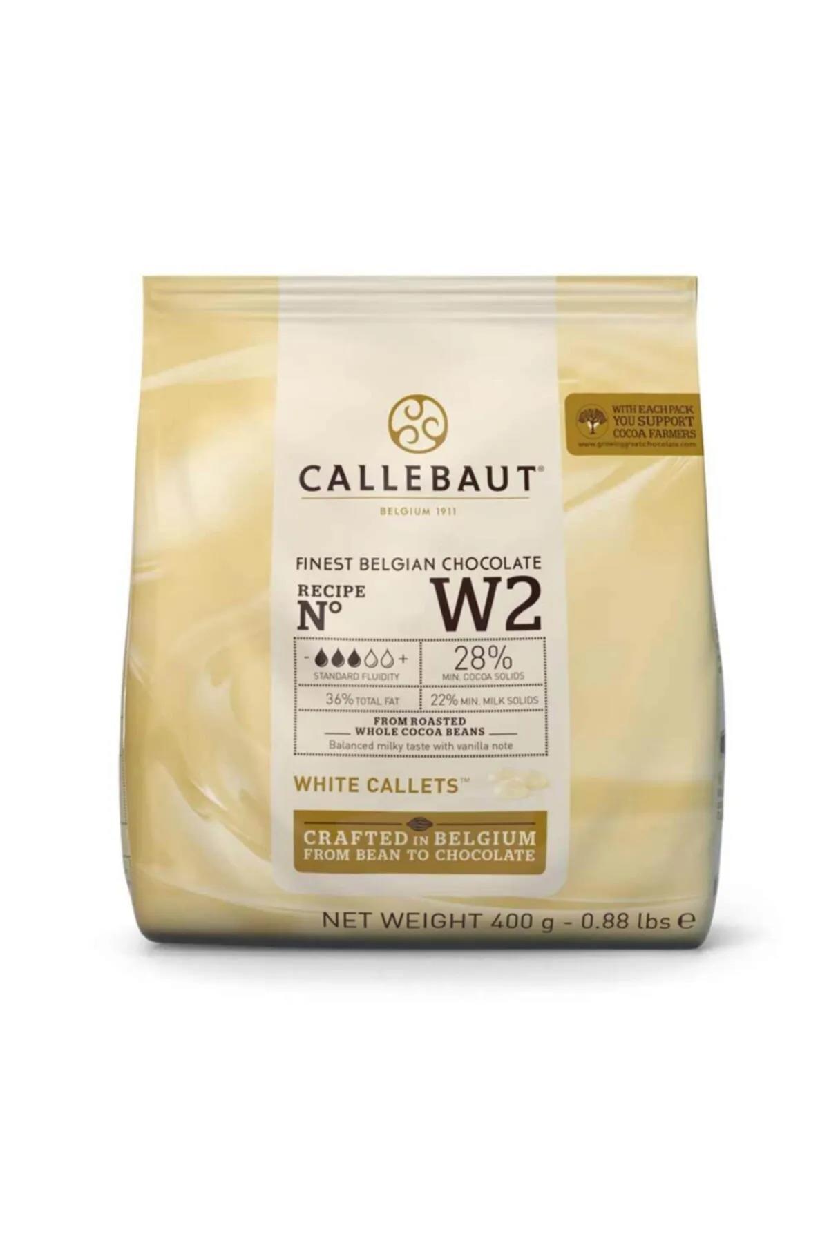W2 Beyaz Küvertür Drop Çikolata 400 GR