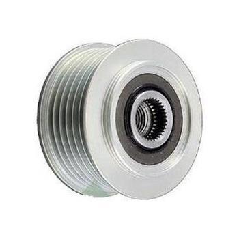 بكرة ، مولد التيار المتردد ، (مقفل) عدد الضلوع: 6 , TRANSPORTER T4 2,5 TDI